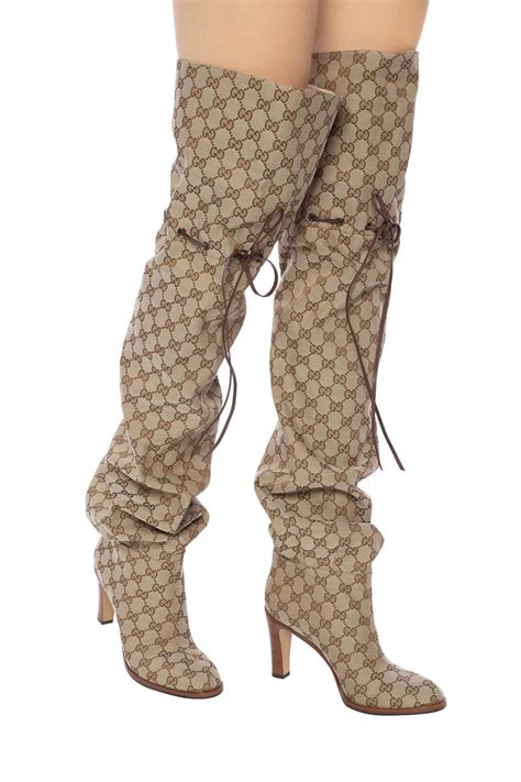 gucci knee high boots|gucci thigh high boots sale.